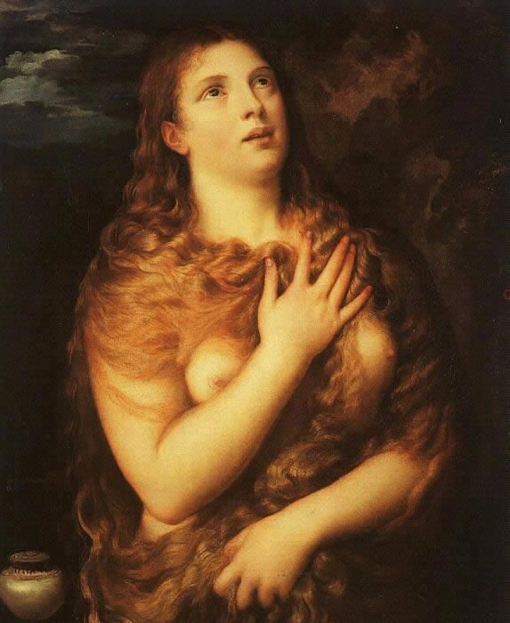 Unknown Saint Mary Magdalene By Titian